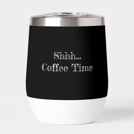 Mug "Shhh... Coffee Time" (正面)