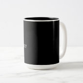 Mug "Shhh... Coffee Time" ツートーンマグカップ (正面右)