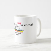 Mug shooting is not a crime コーヒーマグカップ (正面右)