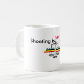 Mug shooting is not a crime コーヒーマグカップ (正面左)