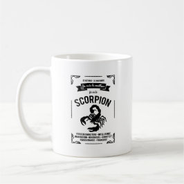 Mug signe astrologique des passionnés : Scorpion コーヒーマグカップ