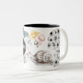 MUG SLOW DOWN THEME MUG FOR COFFEE ツートーンマグカップ (正面右)