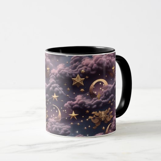Mug - Smoky Plum Celestial Moon マグカップ (正面右)