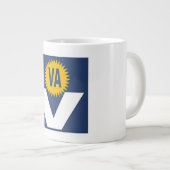 Mug Specialty Jumbo blanche VIRGINIA VICTORY ジャンボコーヒーマグカップ (正面右)