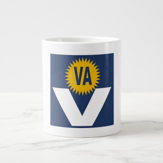 Mug Specialty Jumbo blanche VIRGINIA VICTORY ジャンボコーヒーマグカップ (正面)