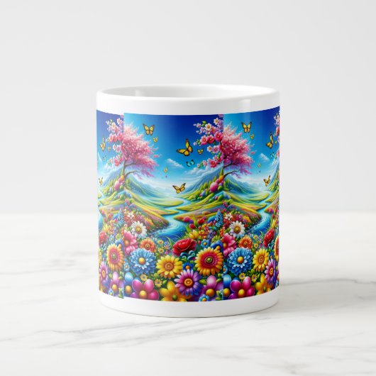 Mug Specialty Nature ジャンボコーヒーマグカップ (正面)