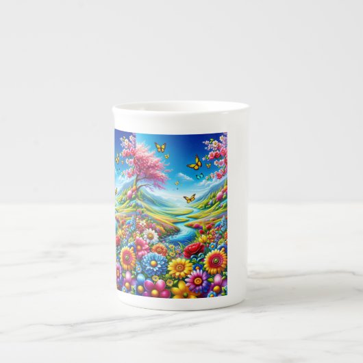 Mug Specialty Nature ボーンチャイナマグカップ (正面)