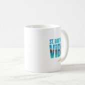 Mug St. Barthélemy Vibes | Plage tropicale コーヒーマグカップ (正面右)
