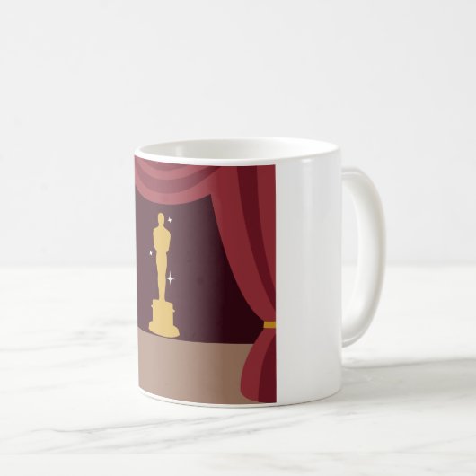Mug star cinéma oscar  コーヒーマグカップ (正面右)