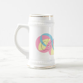 Mug Stein : Football In Motion . ビールジョッキ