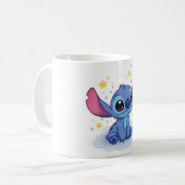 Mug - Stitch themed コーヒーマグカップ (正面左)