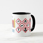 Mug Tableau périodique des éléments マグカップ (正面右)