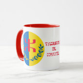 Mug tasse drapeau kabyle マグカップ (正面左)