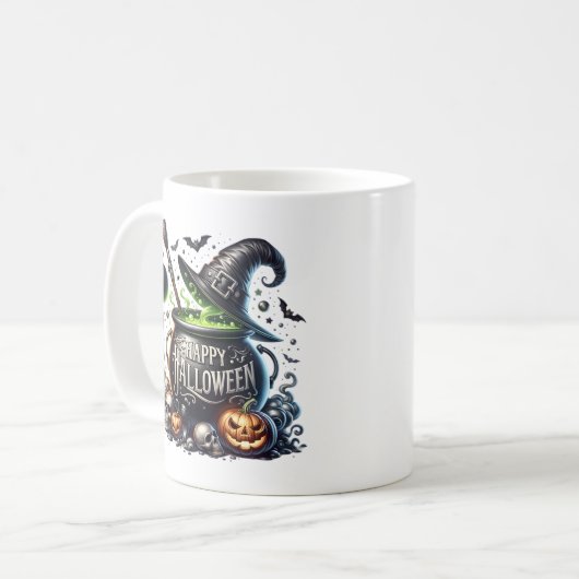 Mug Tasse, Halloween コーヒーマグカップ (正面左)