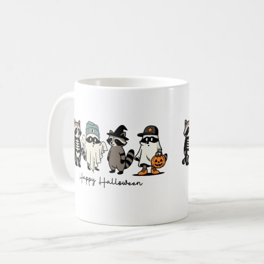 Mug Tasse, Halloween コーヒーマグカップ (正面左)