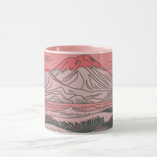 Mug Tasse,l'Harmonie de la Nature dans Chaque Gorg マグカップ (中央)
