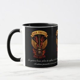 Mug tasse, Rock Forever, guitare basse マグカップ