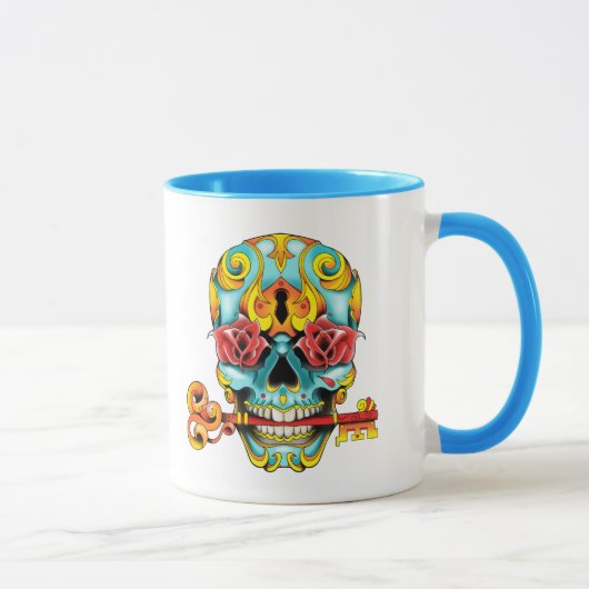 Mug tattoo Sugar skull マグカップ (右)