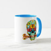 Mug tattoo Sugar skull マグカップ (正面右)