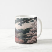 Mug - Temple on the river - Japan コーヒーマグカップ (正面右)
