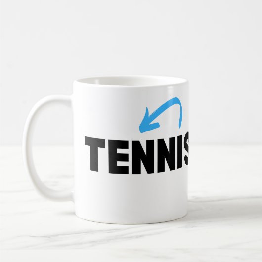Mug Tennis Inside Out コーヒーマグカップ (左)