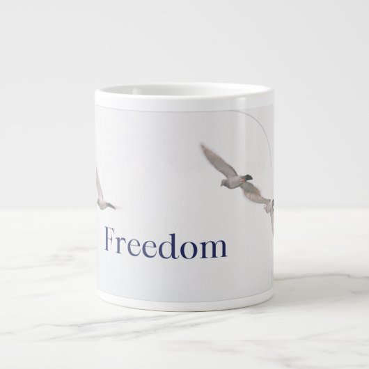 Mug that celebrates freedom ジャンボコーヒーマグカップ (正面)
