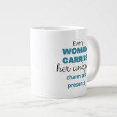Mug - The Worth of a Woman Collection ジャンボコーヒーマグカップ (正面右)