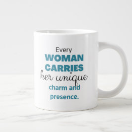 Mug - The Worth of a Woman Collection ジャンボコーヒーマグカップ
