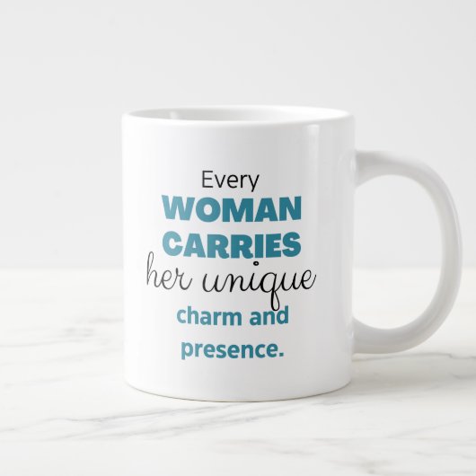 Mug - The Worth of a Woman Collection ジャンボコーヒーマグカップ (右)