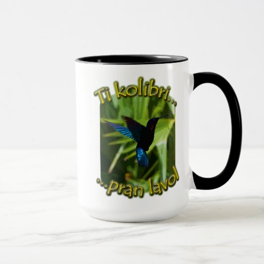 Mug 'Ti kolibri pran lavol' マグカップ (右)