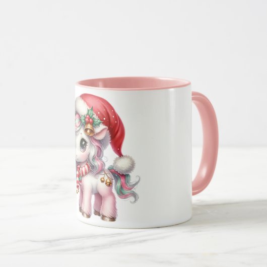Mug-🎄 Title: Festive Christmas Mug for Kids マグカップ (正面右)