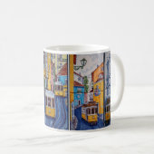 mug tramway rues de Lisbonne azulejos コーヒーマグカップ (正面右)