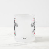 MUG TRANSPARENT ANTENNES フロストグラスマグカップ (中央)