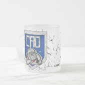 MUG TRANSPARENT CAO フロストグラスマグカップ (正面左)