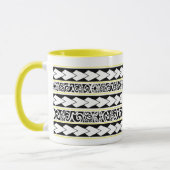 Mug Tribal Ethnic Jaune マグカップ (左)