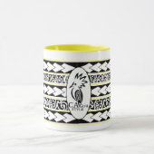 Mug Tribal Ethnic Jaune マグカップ (中央)