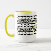 Mug Tribal Ethnic Jaune マグカップ (左)