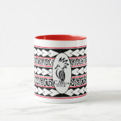 Mug Tribal Ethnic Rouge マグカップ (中央)