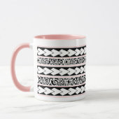 Mug Tribal Ethnic Vieux rose マグカップ (左)