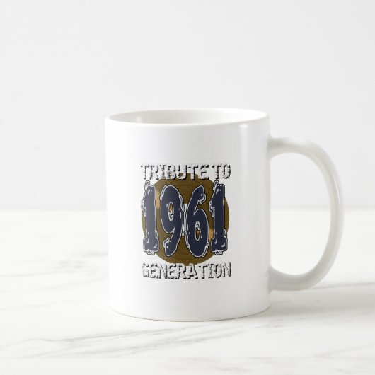 Mug Tribute to 1961 generation anniversaire コーヒーマグカップ (右)