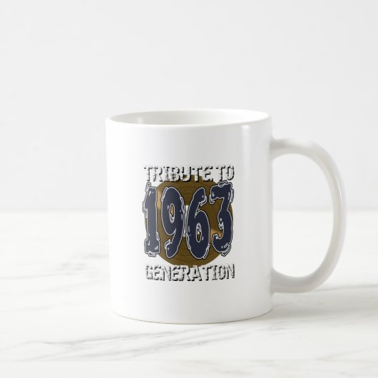 Mug Tribute to 1963 generation anniversaire コーヒーマグカップ (右)