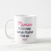 Mug "Tu es comme une mère" コーヒーマグカップ (左)