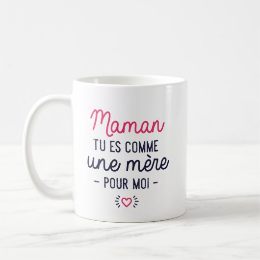 Mug "Tu es comme une mère" コーヒーマグカップ (左)