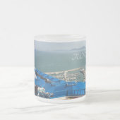 Mug Tunisie Sidi Bou Saïd フロストグラスマグカップ (中央)