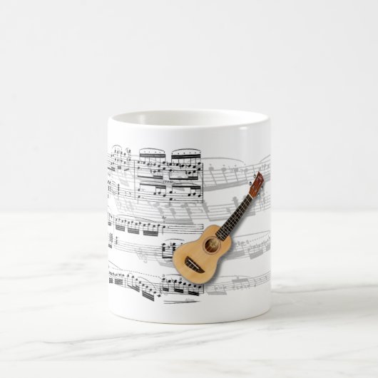 Mug Ukulele コーヒーマグカップ (中央)