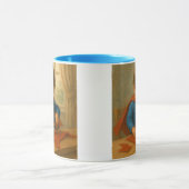 Mug un enfant fabrique son déguisement. マグカップ (中央)