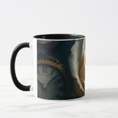 Mug univers steampunk - La rose du temps マグカップ (左)