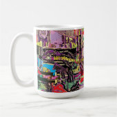 Mug – Urban Fractals コーヒーマグカップ (左)