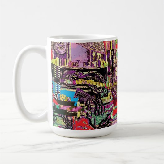 Mug – Urban Fractals コーヒーマグカップ (左)