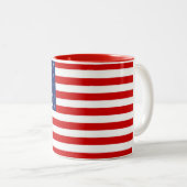 Mug USA Flag ツートーンマグカップ (正面右)